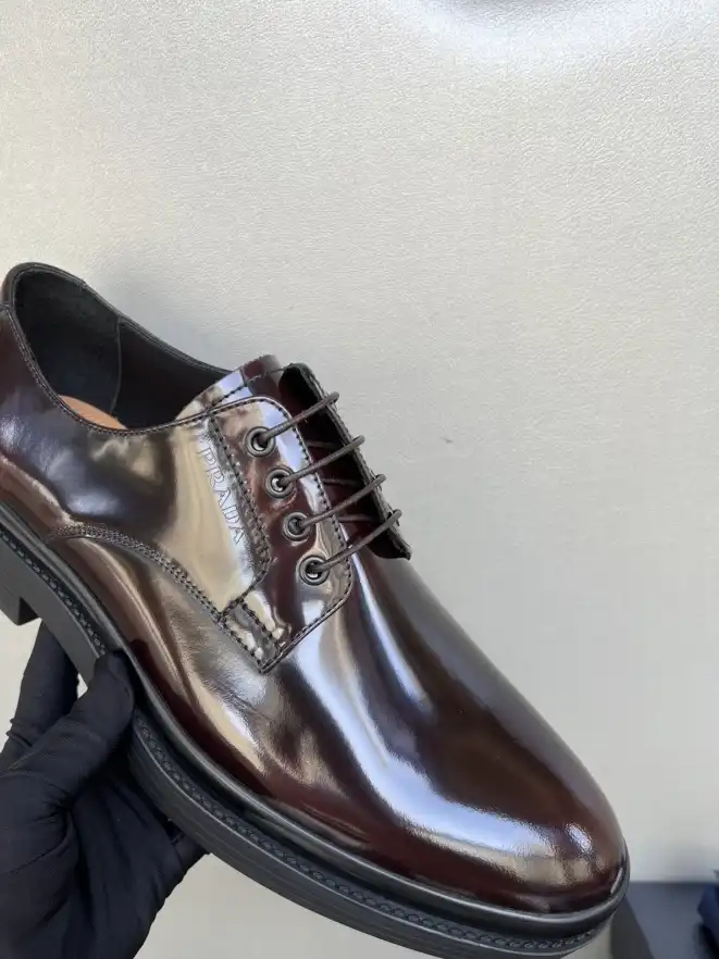 hype Prada Leather Shoes