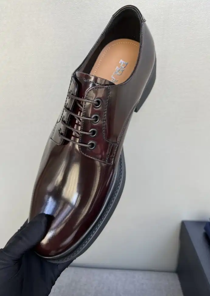 hype Prada Leather Shoes