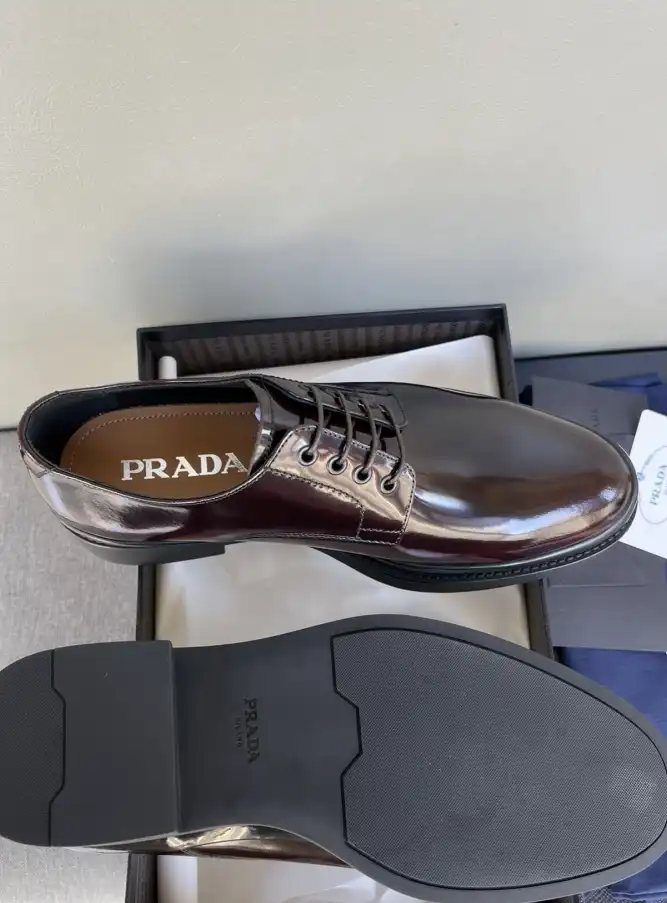 hype Prada Leather Shoes