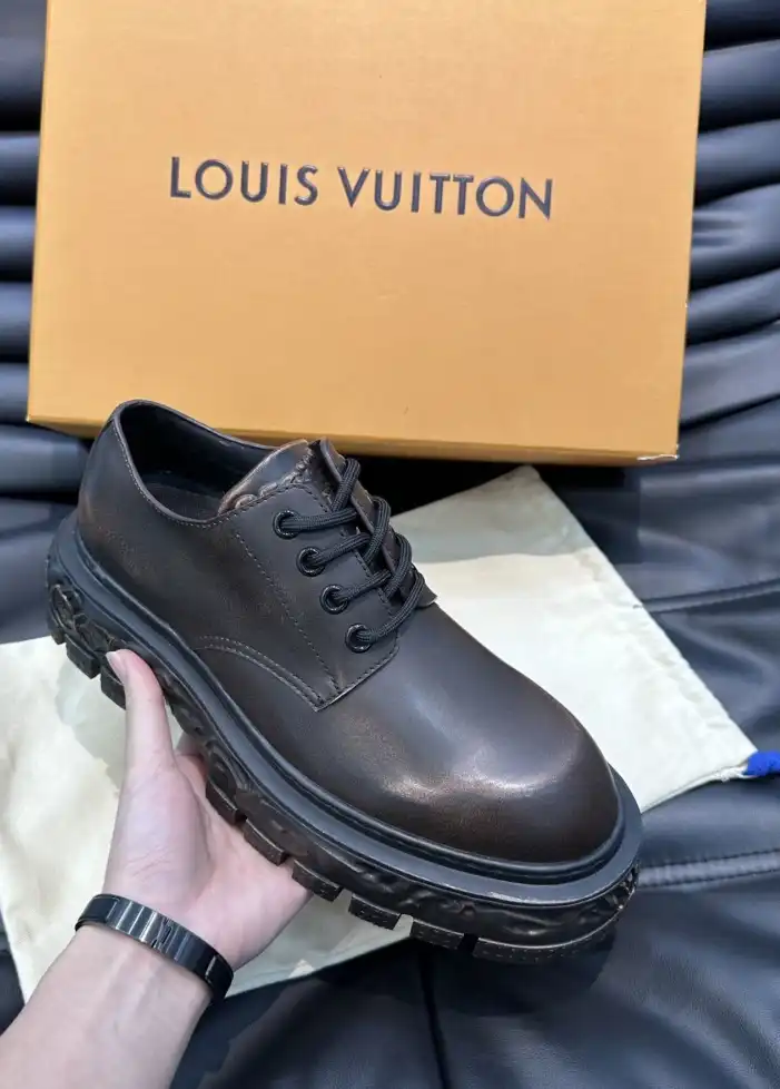 hype LV Leather Shoes