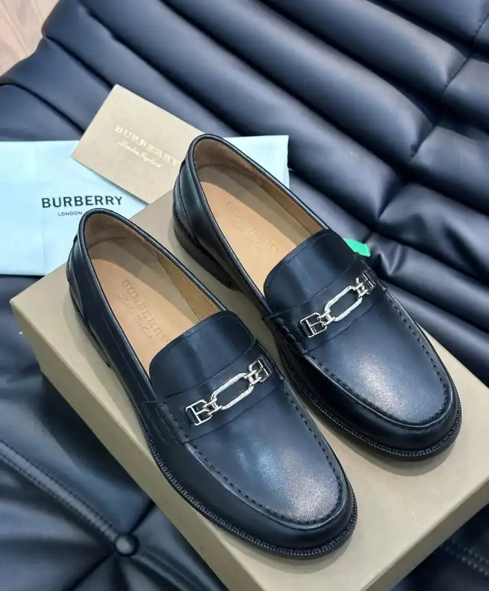 hype Burberry Leather Shoes