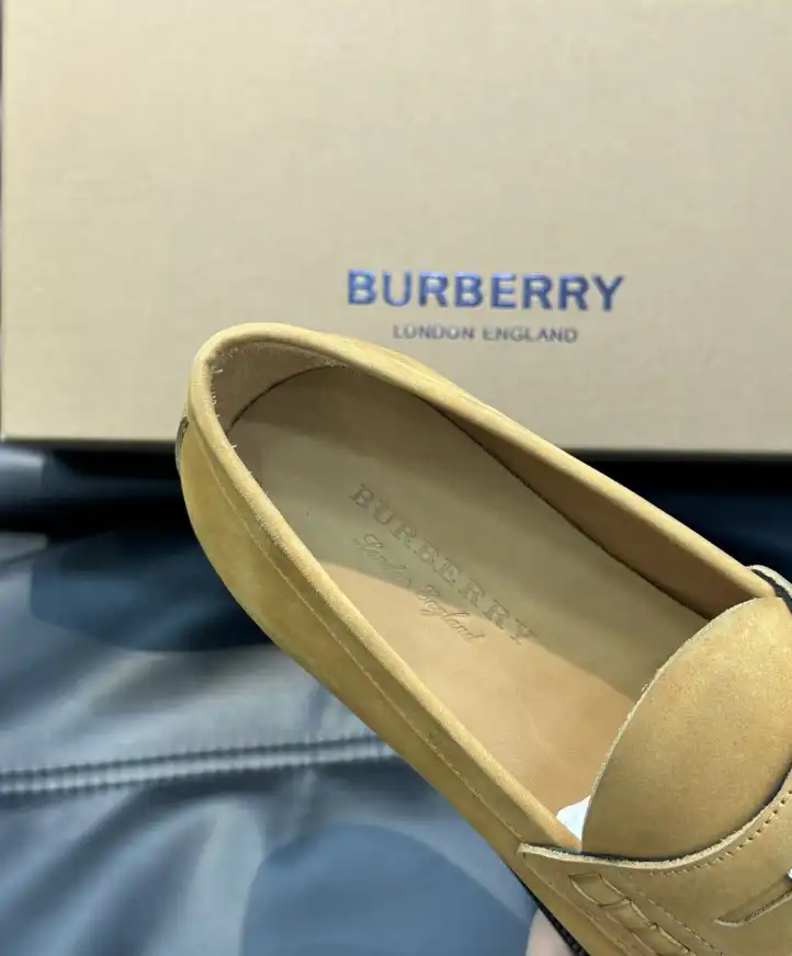 hype Burberry Leather Shoes