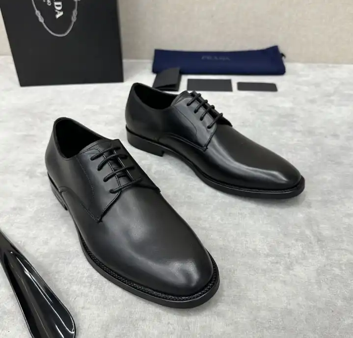 hype Prada Leather Shoes