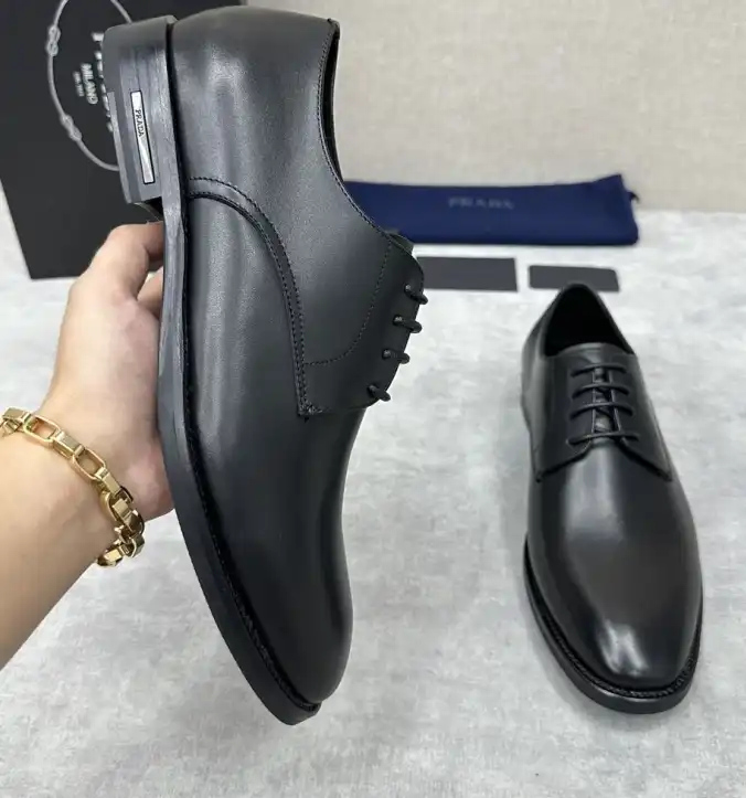 hype Prada Leather Shoes