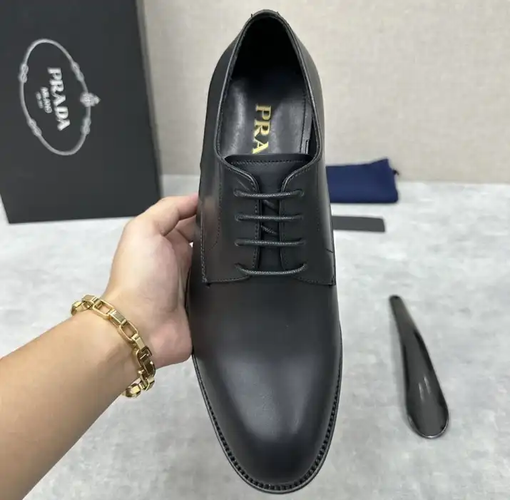 hype Prada Leather Shoes