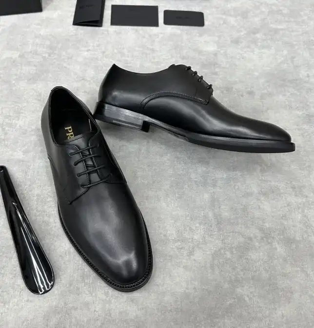 hype Prada Leather Shoes