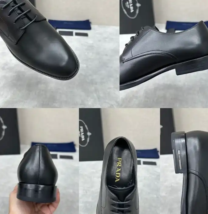 hype Prada Leather Shoes