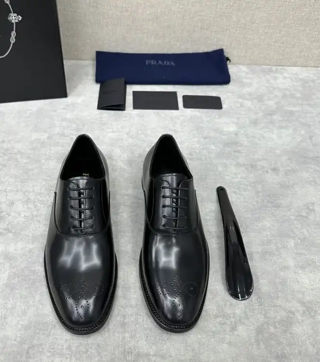 hype Prada Leather Shoes