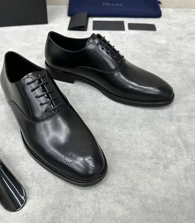 hype Prada Leather Shoes