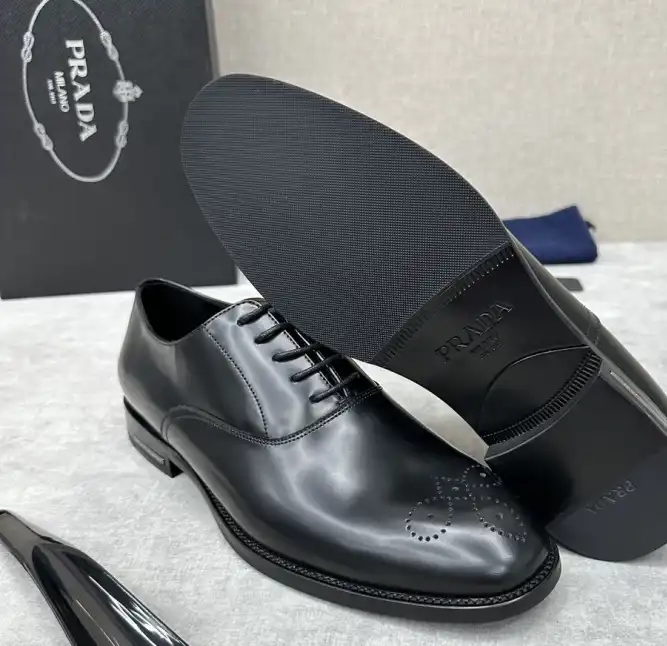 hype Prada Leather Shoes