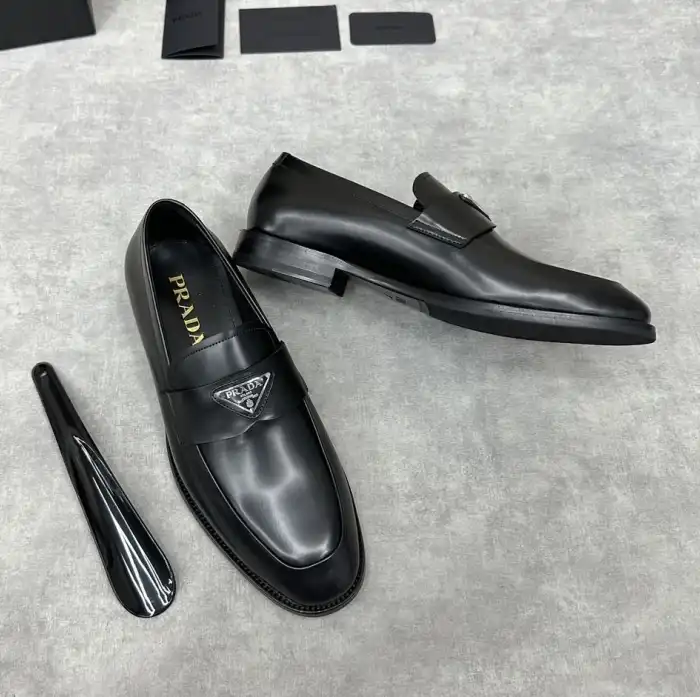 hype Prada Leather Shoes