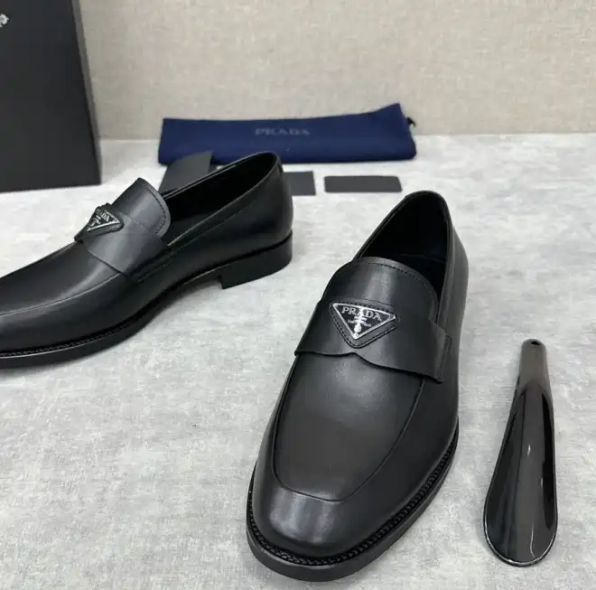 hype Prada Leather Shoes