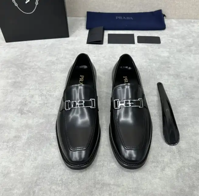 hype Prada Leather Shoes