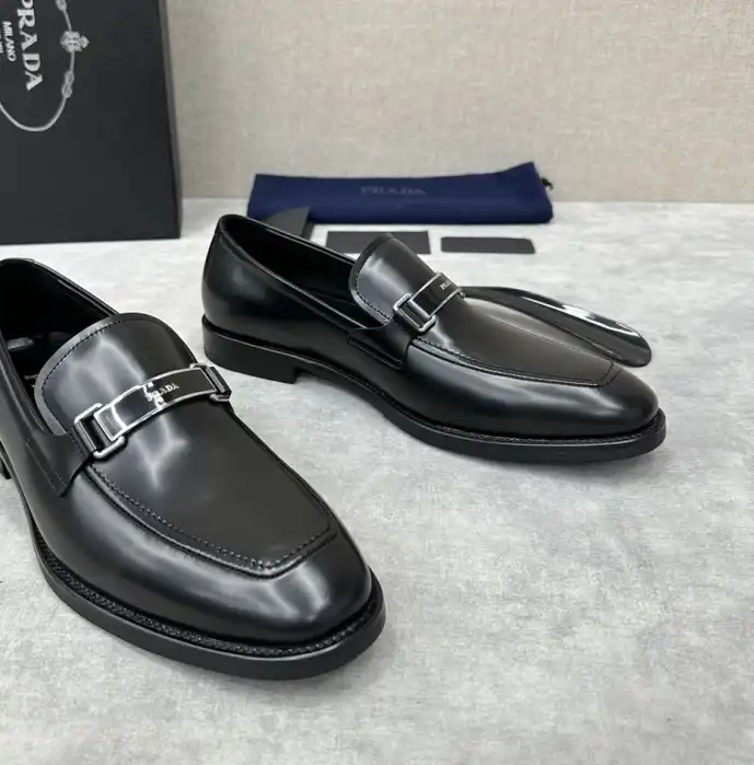 hype Prada Leather Shoes