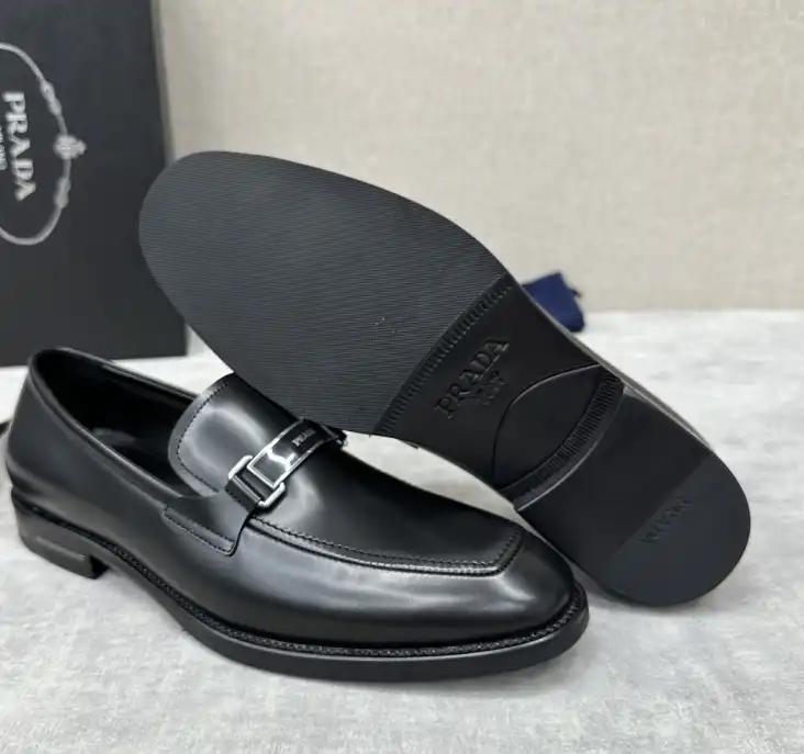 hype Prada Leather Shoes