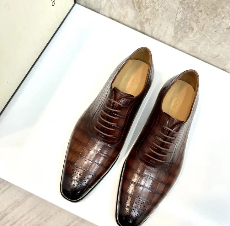 hype Gucci Leather Shoes