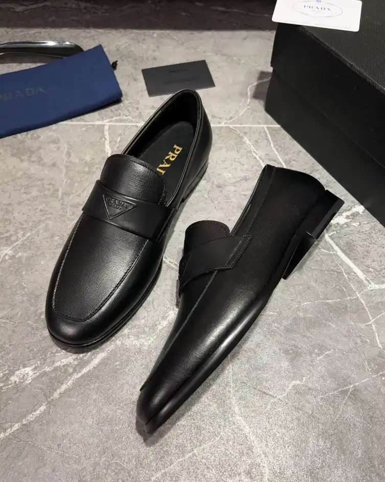 hype Prada Leather Shoes