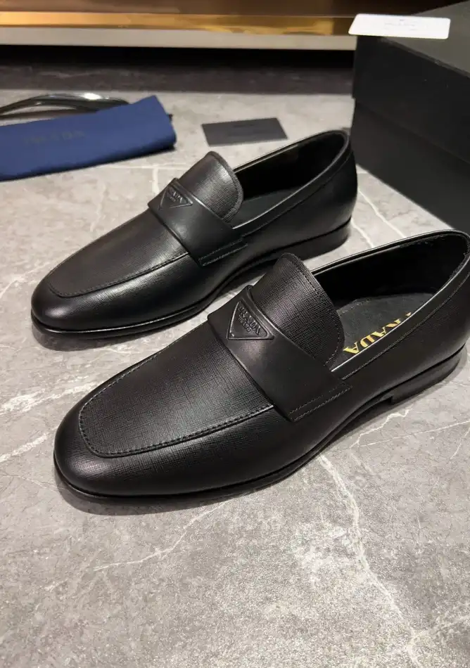 hype Prada Leather Shoes