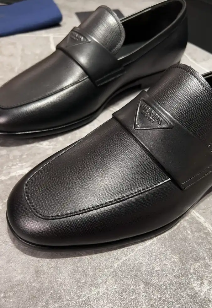 hype Prada Leather Shoes