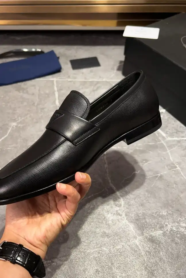 hype Prada Leather Shoes