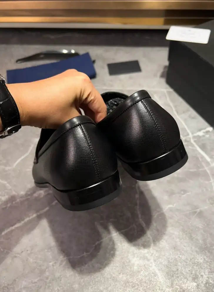 hype Prada Leather Shoes