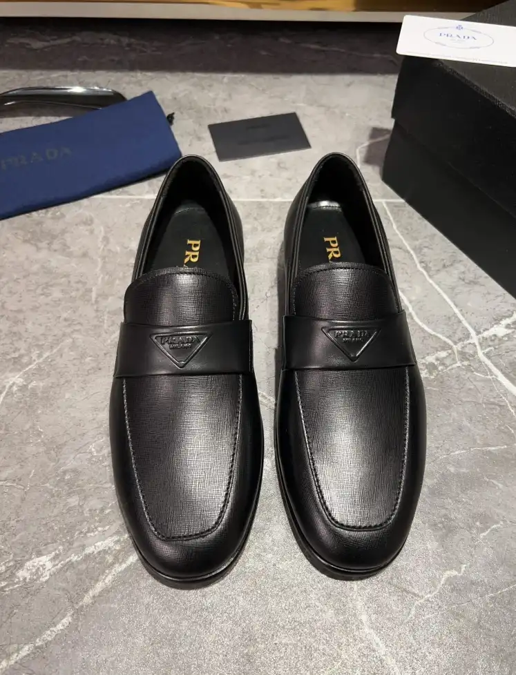 hype Prada Leather Shoes