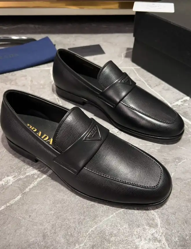 hype Prada Leather Shoes