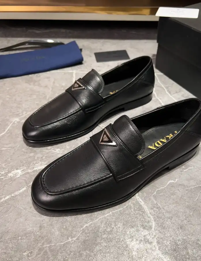 hype Prada Leather Shoes