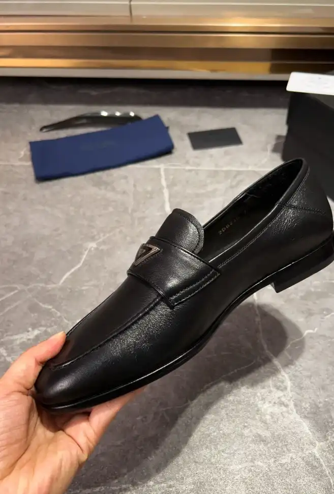 hype Prada Leather Shoes