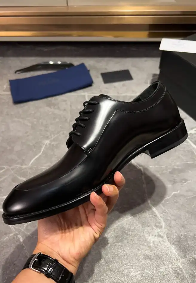 hype Prada Leather Shoes