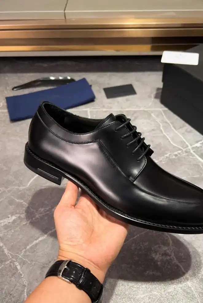 hype Prada Leather Shoes