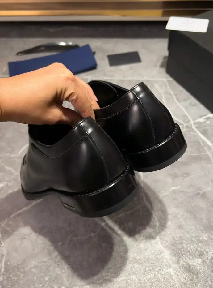 hype Prada Leather Shoes