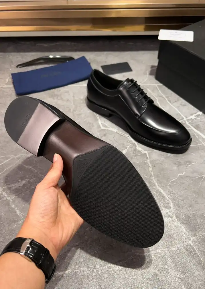 hype Prada Leather Shoes