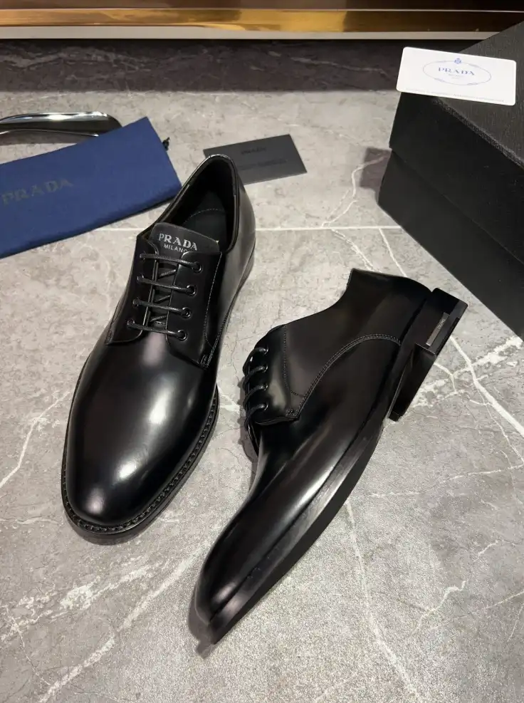 hype Prada Leather Shoes