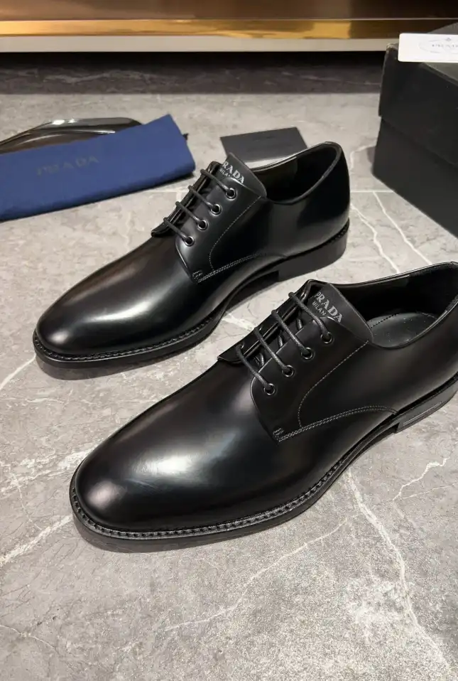 hype Prada Leather Shoes