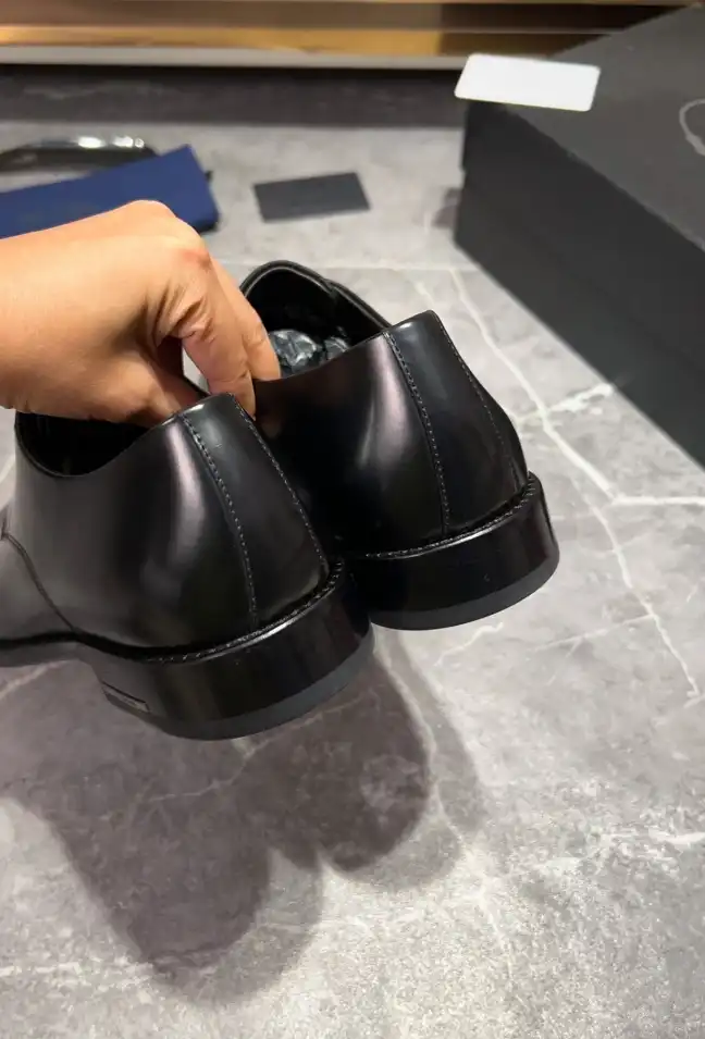 hype Prada Leather Shoes