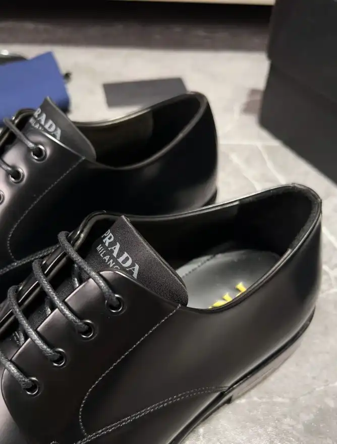 hype Prada Leather Shoes