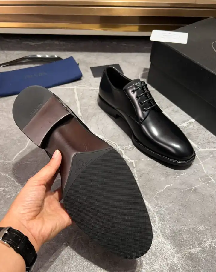 hype Prada Leather Shoes