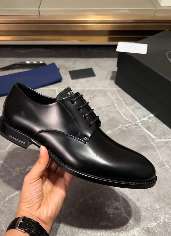 hype Prada Leather Shoes