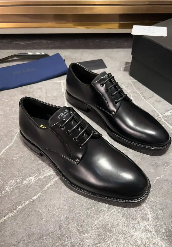 hype Prada Leather Shoes