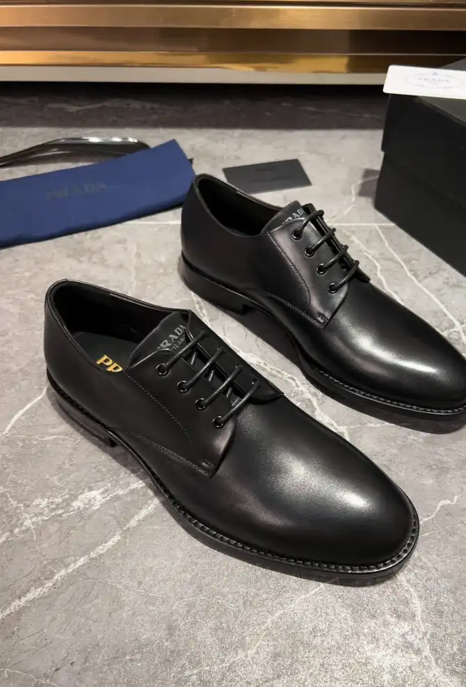 hype Prada Leather Shoes