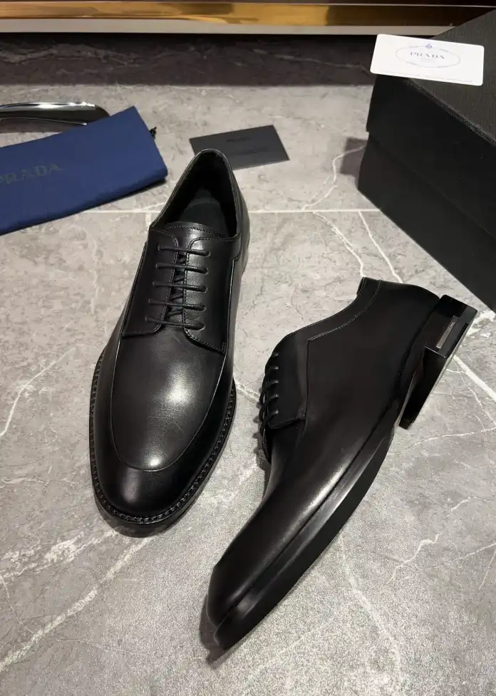 hype Prada Leather Shoes