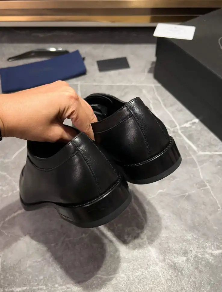 hype Prada Leather Shoes