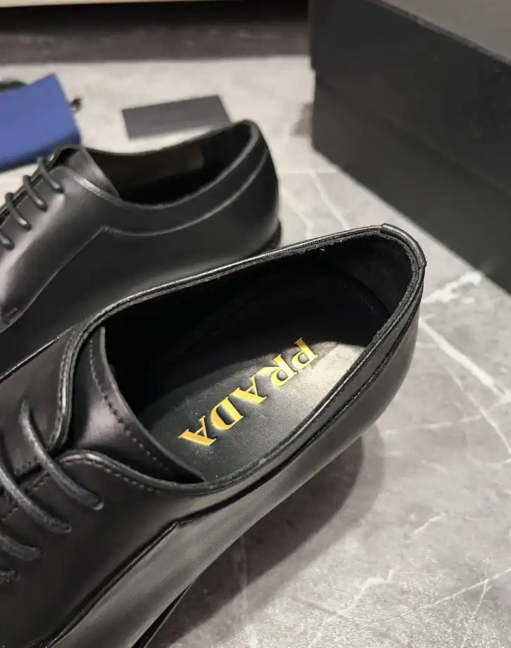 hype Prada Leather Shoes