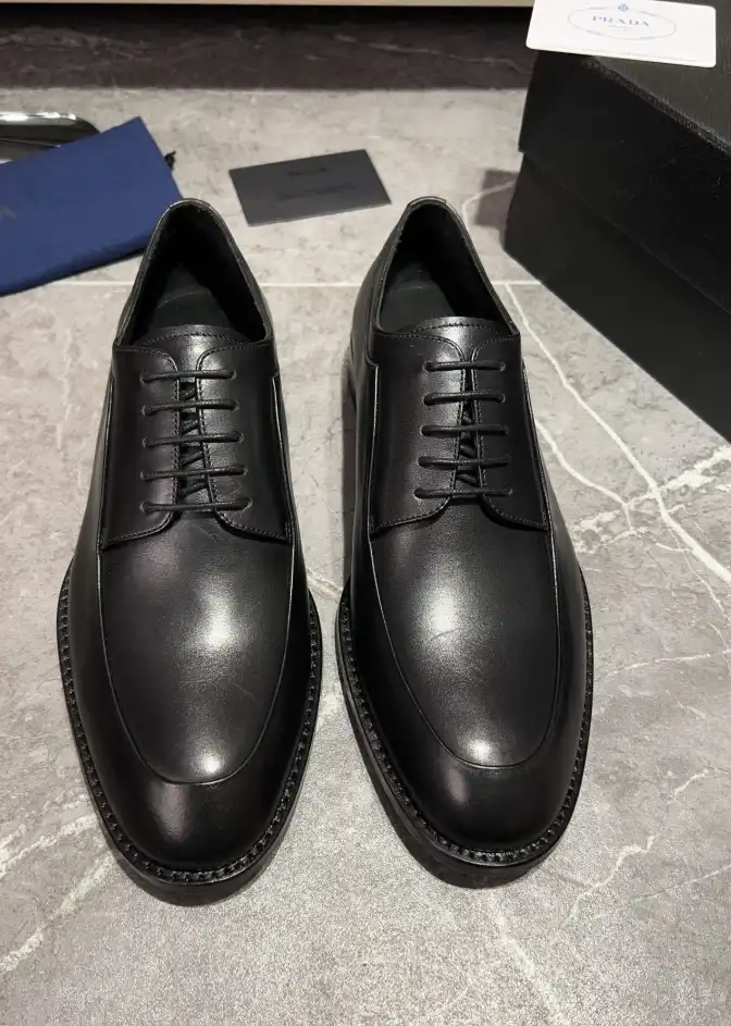 hype Prada Leather Shoes