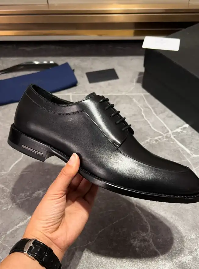 hype Prada Leather Shoes