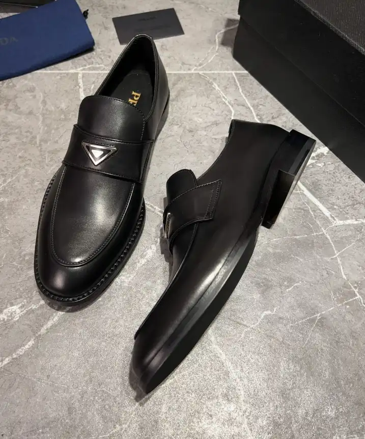 hype Prada Leather Shoes