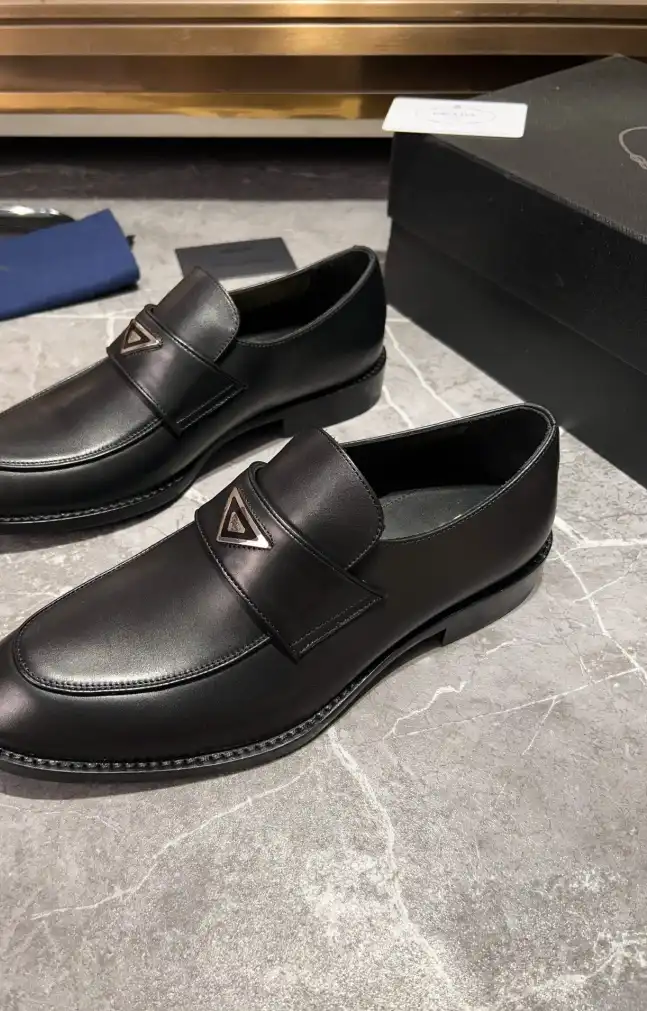 hype Prada Leather Shoes