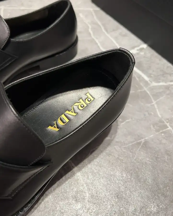 hype Prada Leather Shoes