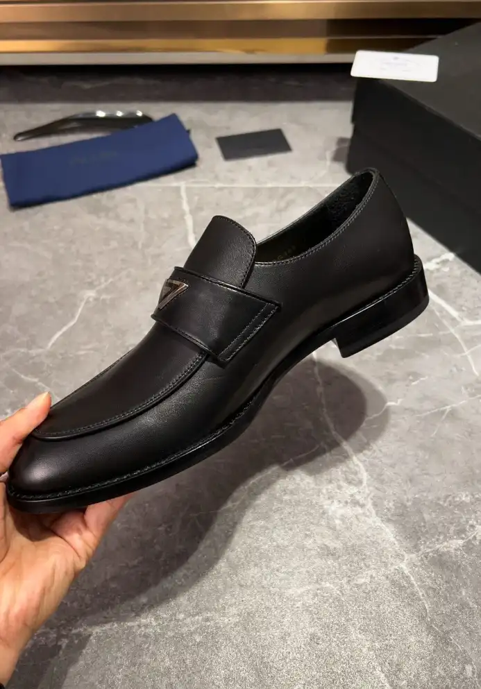 hype Prada Leather Shoes